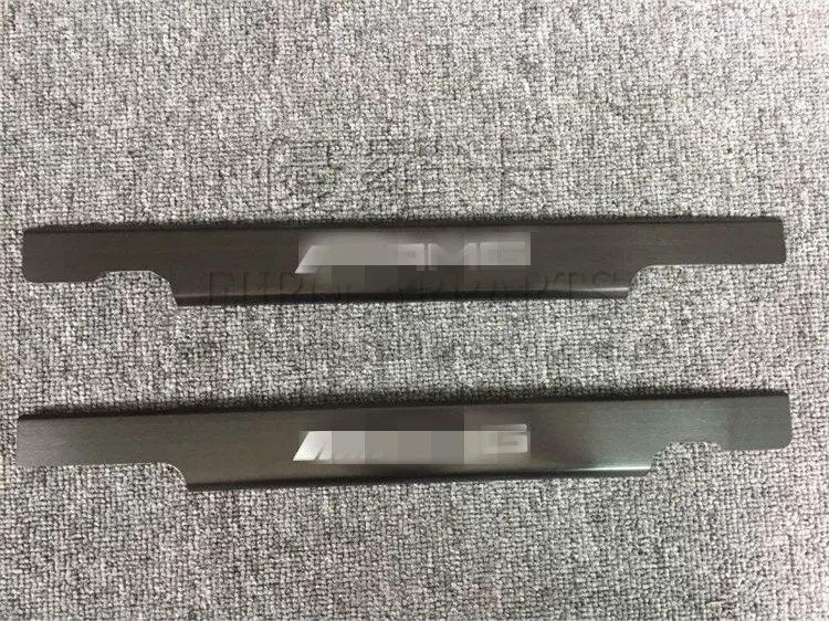 G класса w463 черные накладки на пороги со стилем светодиодный свет для G63 G65 G500 G350 Авто накладки на пороги Добро пожаловать для езды на велосипеде черного цвета планки для G63