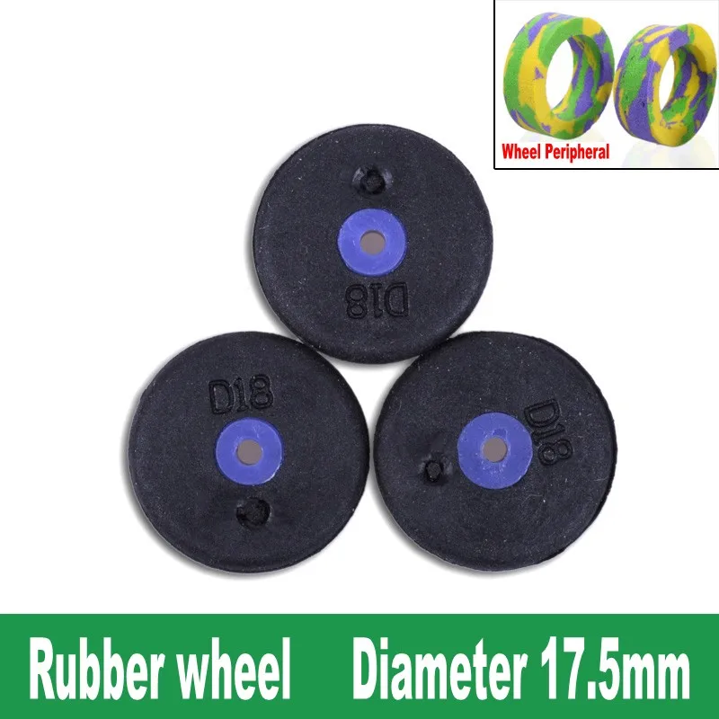 Wheels toy car Rubber wheels Diameter 17.5mm EVA DIY accessories