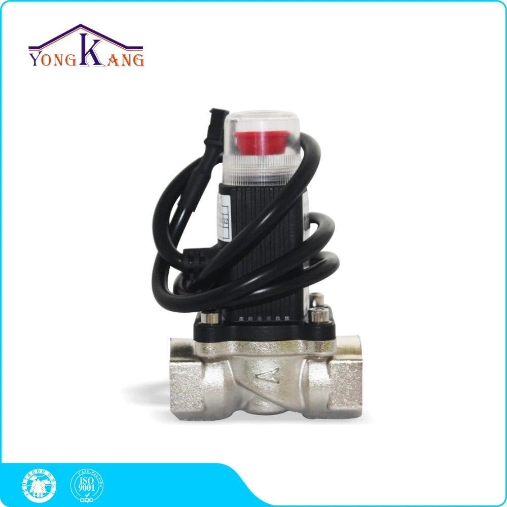 

Yongkang DN15 Solenoid Valve for Gas Pipeline Automatic Shut Off