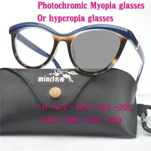 MINCL2019 готовая Близорукость очки солнцезащитные фотохромные линзы для очков оптические очки оправа женские очки для компьютера оправа женские NX