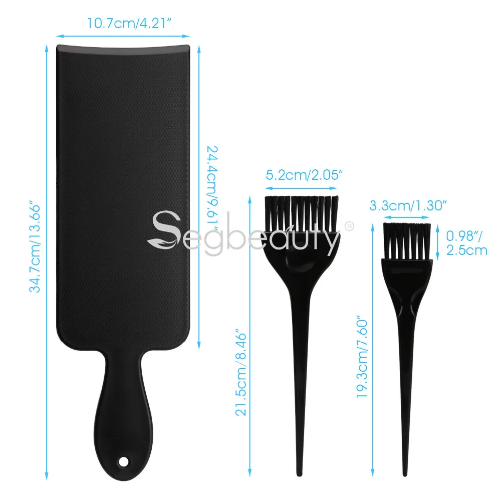 Segbeauty подсвечивающее весло с 2 красителями для волос кисть окрашивания цветная