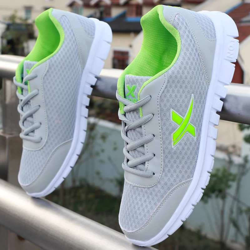 

Men Shoes 2019 New Summer Breathable Lace Up Mesh Casual Shoes Light Comfort Outdoor Men Flats Cheap Sale High Quality Krasovki
