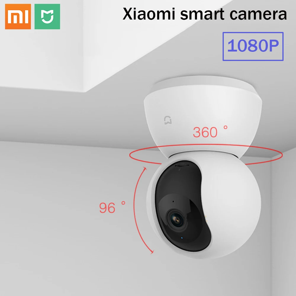 Новая Оригинальная смарт камера Xiaomi Mijia PTZ Версия 1080P ночного видения с углом