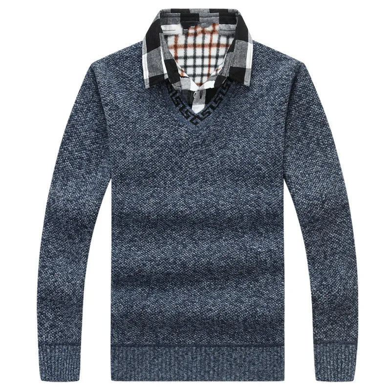 Yilanshangpin Mens Pullovers Sweater Casual Sudaderas 100%