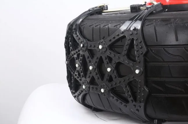 Universal Car Tire Anti-skid Chain Auto Emergency Tire Anti-skid Belt For Snow Road Sand Road with Snow Shovel Gloves (11)