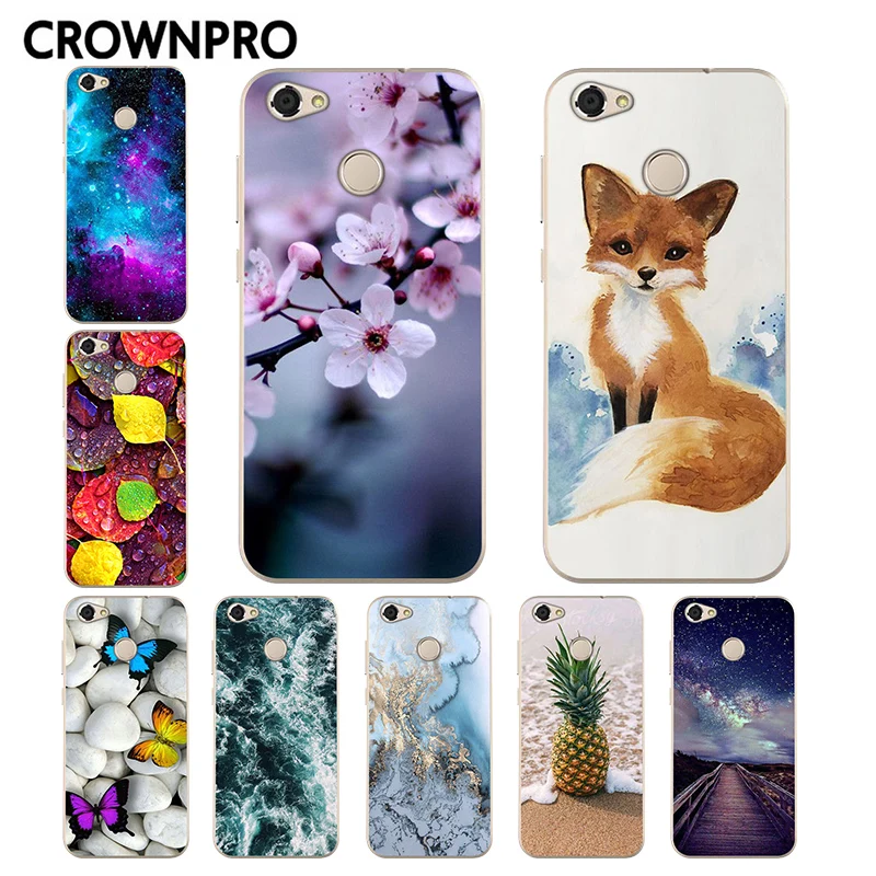 

CROWNPRO 5.2" ZTE Blade A6 Case Cover Soft TPU ZTE A6 Case Back Protective Phone Case ZTE Blade A6 Coque