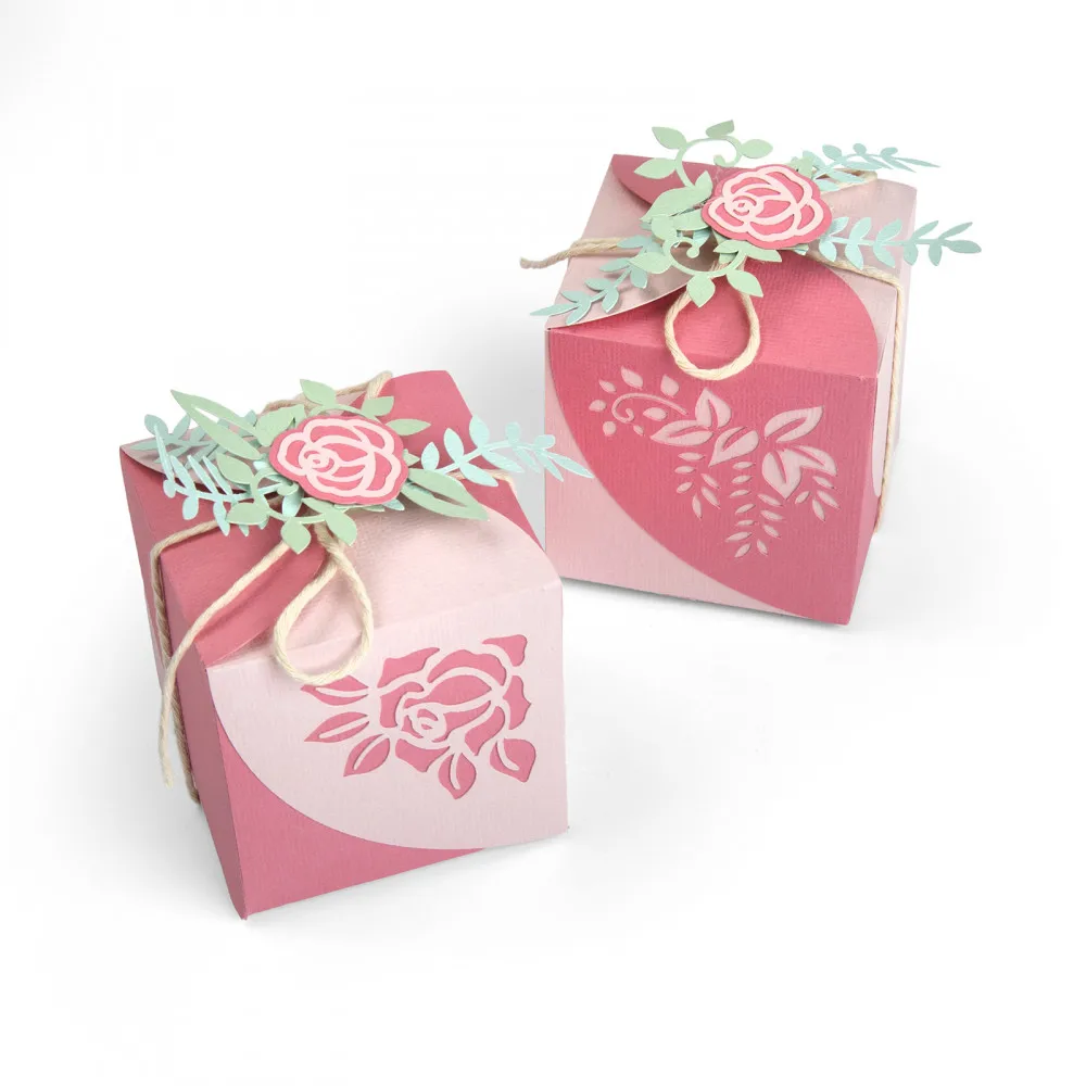 

Wrap Favor Box Metal Cutting Dies Stencils For DIY Scrapbooking Album Paper Cards Handmade Crafts Embossing 2019 New Die Cutting