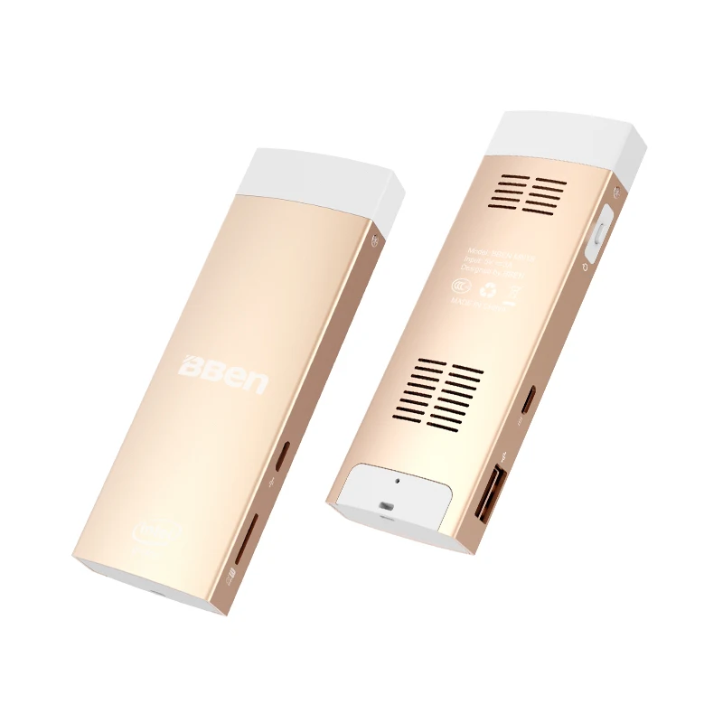  MN1S BBen Mini PC Stick Windows 10 &Android Dual System Intel X5-Z8350 Quad Core 2G Memory Intel HD Graphics Mini Computer Stick 