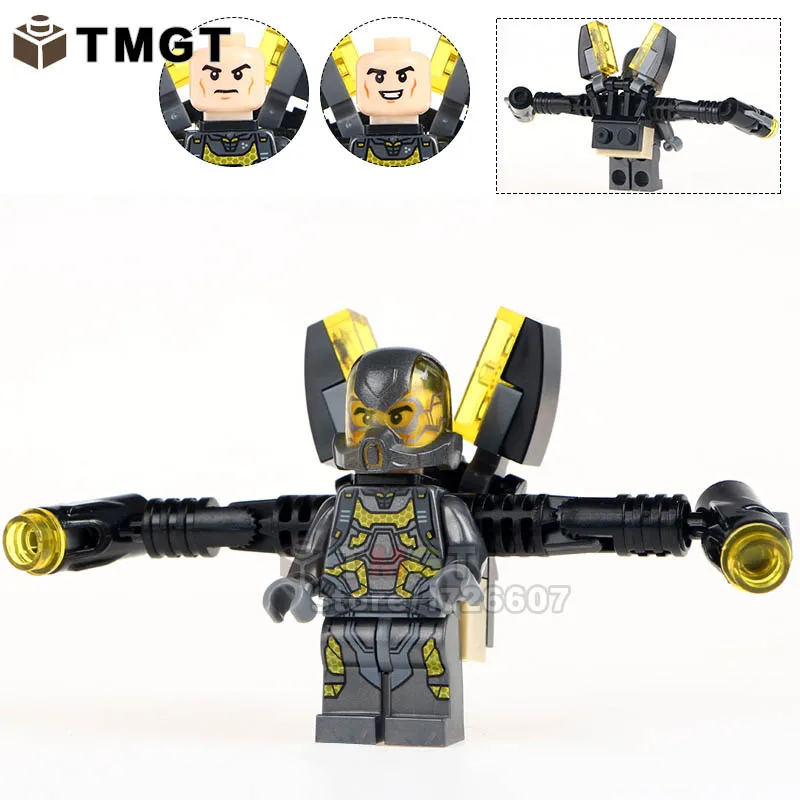 

TMGT Single Sale MG0002 Antman Yellow Jacket Super Hero Action s Building Blocks Bricks Children Christmas Gifts Toys