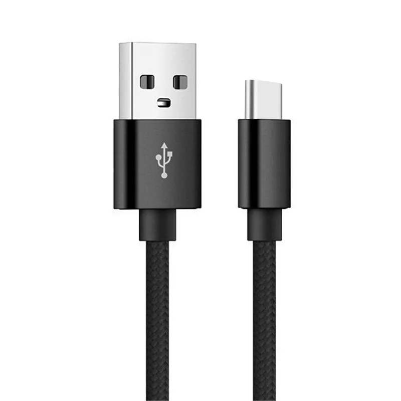 Кабель USB Type C для быстрой зарядки и передачи данных нейлоновый Плетеный провод