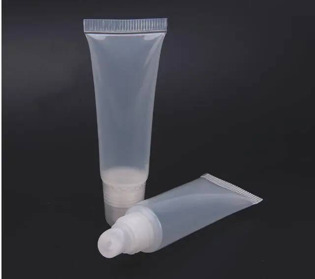 

5pcs/lot 8g/ml plumbing hose lip gloss plumbing hose lip balm tube squeeze bottle plastic tube lip gloss tube