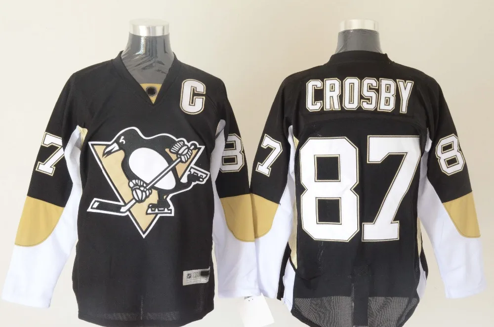 Nhl Pittsburgh Penguins #87 Crosby Hockey Jersey