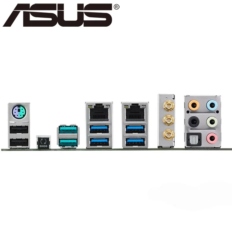 Настольная Материнская плата Asus X99 M WS Socket LGA 2011 V3 i7 X DDR4 128G ATX UEFI BIOS оригинальная б/у