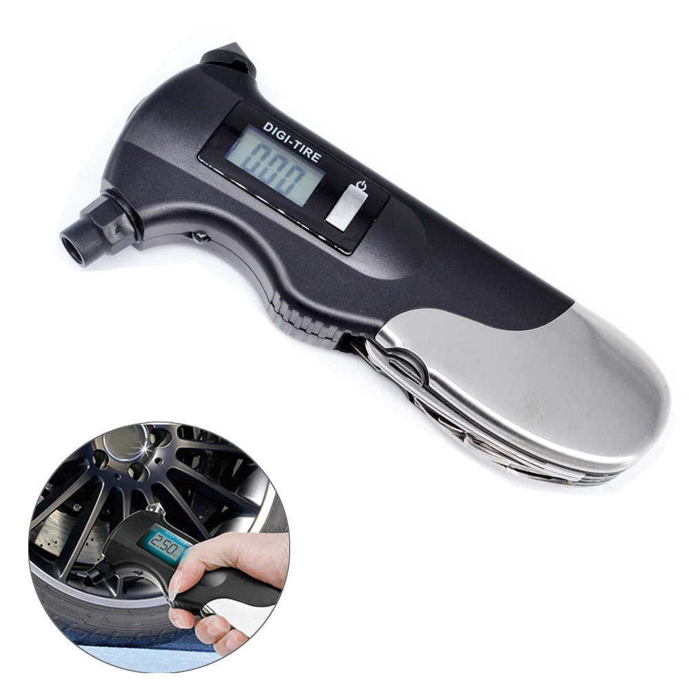 

Multifunctional high precision digital tire pressure gauge measuring instrument monitor tire monitoring system diagnostic tool