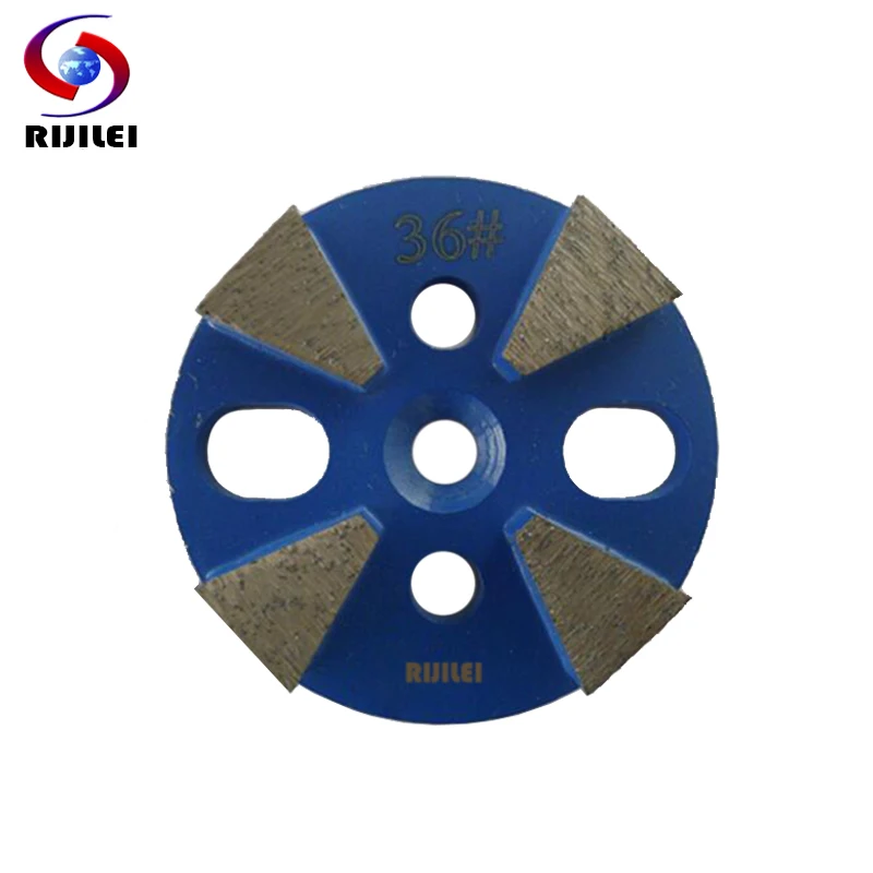 

RIJILEI 3 PCS/lot Diamond Grinding Disc Cup Wheel Concrete Grinding Plates for Concrete floor U20