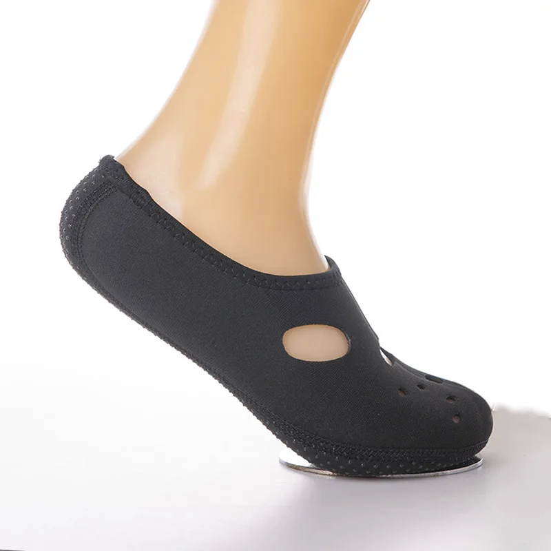 3 мм Неопреновые Пляжные Носки противоскользящие ботинки для дайвинга носки для сноркелинга и серфинга ласты для плавания гидрокостюм обувь для детей и взрослых - Цвет: Black L
