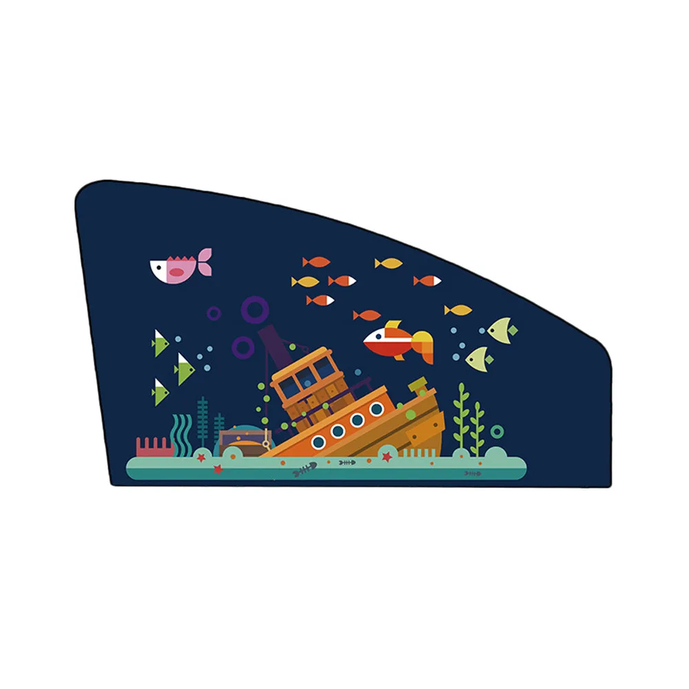 

Undersea world car magnetic sunshade magnetic curtains UV mesh sunshade children mosquito screens 19Mar14