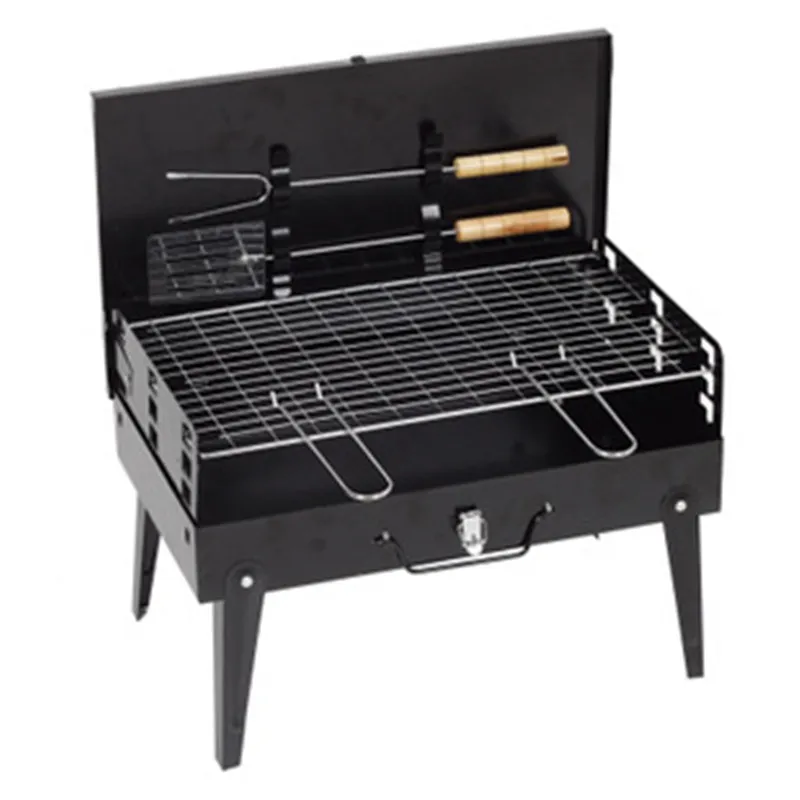 

Steel Outdoor Folding Grill Wire Meshes Camping Campfire Folding Barbecue Rack.home BBQ