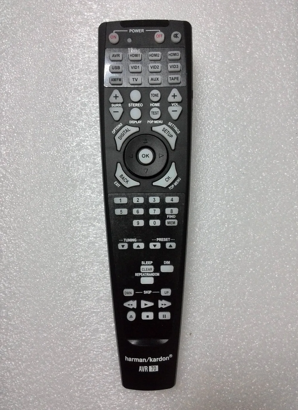 New original remote control For Harman Kardon AVR70 home theater AV
