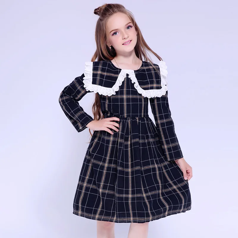 Teens Dresses Long Sleeve Cotton Autumn for Children Robe Dress Halloween Costume Kids Girls Party Christmas Princess Clothes 9T | Детская