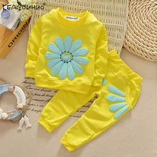 Г. Осенние комплекты одежды для маленьких девочек одежда для детей комплекты для девочек спортивный костюм для девочек из 2 предметов, костюмы, костюм для детей, одежда