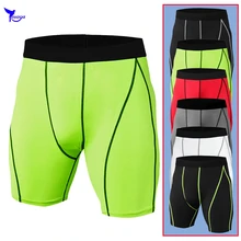 Мужские шорты функциональное компрессионное трико для бега тренировочные Фитнес Спортивные Леггинсы спортивные шорты для бега быстросохнущая спортивная одежда