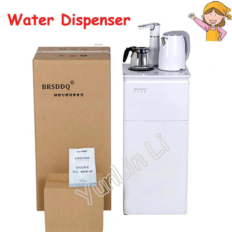 office vertical water dispenser hot and cold water commercial boiler automatic freestanding hot water dispenser Vertical Water Dispenser Household Full Automatic Inlet Cold & Hot Energy Saving Desktop Drinking Fountain Bottled Water BRSD-03