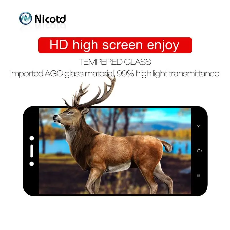 full cover tempered glass for xiaomi redmi  4x 4a  (2)