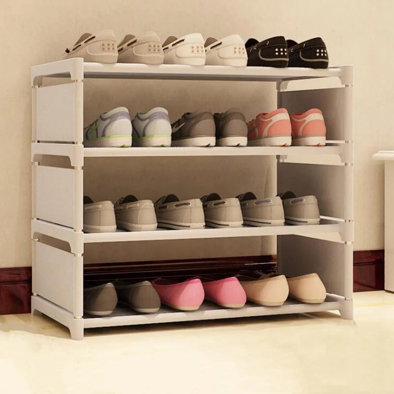 

Dormitory Small space storage Shoe Rack Easy Assembled Plastic Multiple layers Shoes Shelf Storage Organizer Stand Holder