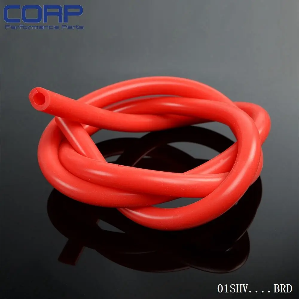 4mm Silicone Vacuum Tube Hose Silicone Tubing 16.4ft 5M 5 Meters Redin