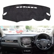 Для Mitsubishi Outlander P-HEV 2012 2013 фланель Dashmats приборной панели крышки тире колодки коврик в машину