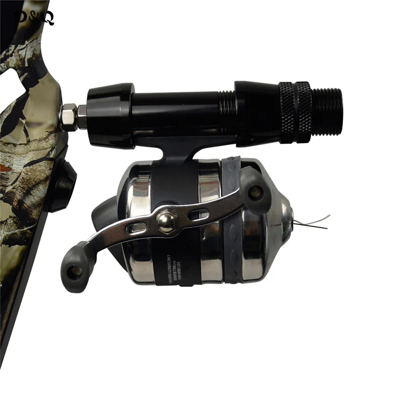 

Archery Recurve Takedown Bow Slingshot Fishing Shooting Reels and Base with Gear Ratio 3.3:1 Line Capacity 10 LBS / 100 YDS
