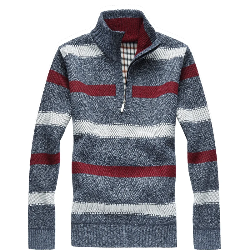 Winter Cardigan Men's Wool Cotton Sweater Men Fashion Casual Thick