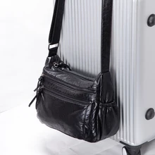 Женская модная Высококачественная сумка через плечо, женская сумка-мессенджер, вечерние классическая сумка среднего возраста, ретро Большая вместительная сумка через плечо Ba