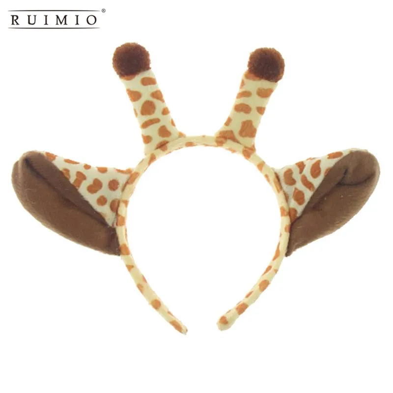 

Kids Giraffe Horn Shape Animals Ears Headband Party Cosplay Costume Headdress Hair Hoop Headpiece
