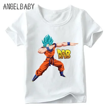 

Children Japanese Anime Dragon Ball Z Dabbing Goku T shirt Baby Boys/Girls Summer Funny Top T shirts Kids Casual Clothes,ooo2184