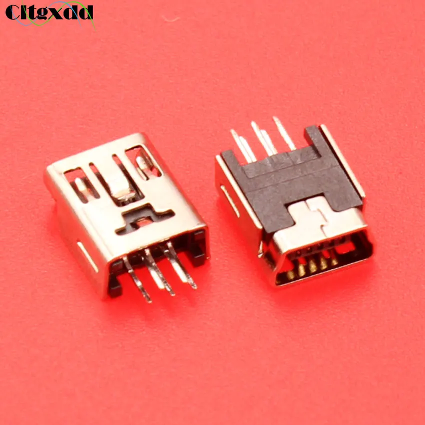 cltgxdd 5 pin mini USB jack charging port connector V3 port for MP3 MP4