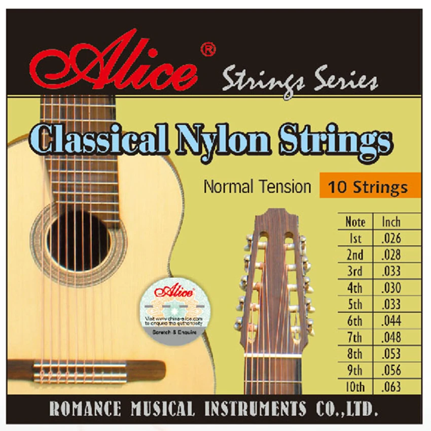 Buy High Quality Classical Guitar Strings 10 String
