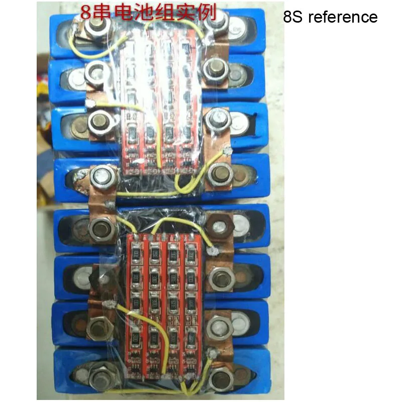 1s 2s 3s 4S ячейка 3,2 V LiFePo4 литиевый аккумулятор BMS плата защиты зарядки W баланс сбалансированный 3,6 v ток 360mA 500mA 1.5A