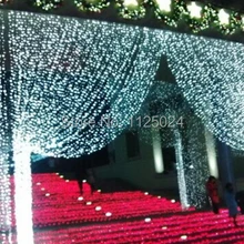 600led свет шнура 6 м x 3 м из светодиодов льда строка освещение AC220V занавес света открытый из светодиодов освещение рождественские декор