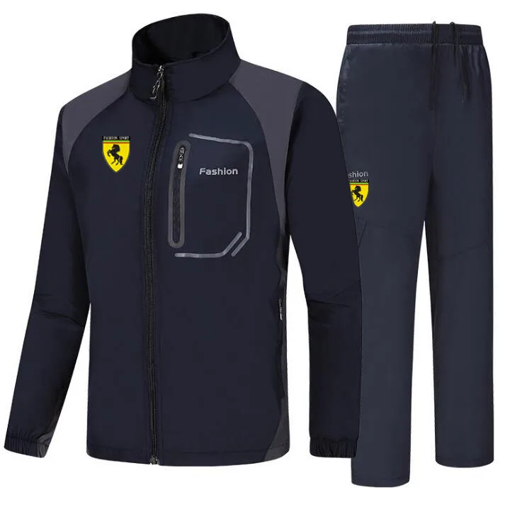 

Men Jogging Track TrackSuit Sport Track Jacket Coat Top Suit Set Trousers Pants Sweats suits Sports Wear Sweatshirt
