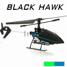 wholesale Sanhuan 4ch 2.4G single blade black hawk rc helicopter model 6032