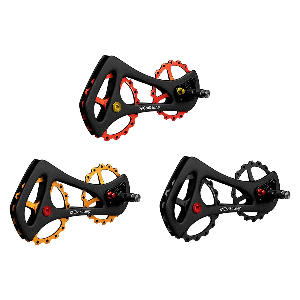 17 T CNC de cerámica rodamiento de bicicleta de descarrilador trasero jaula polea transmisión para Shimano nuevo