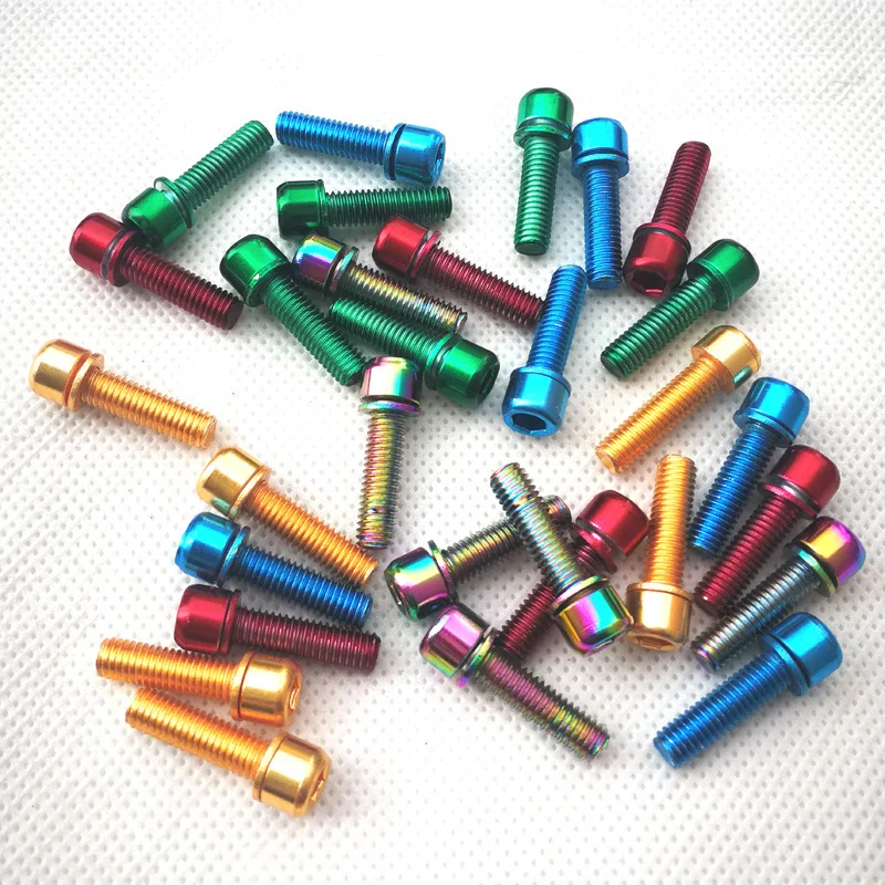 

Mi.xim bike colorful M5*18 handlebar bottle cage shelfs brake screw snail