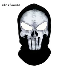 Máscara preta balaclava beanies chapéus homem crânio fantasma rosto cheio calorosamente máscara capuz gorros hombre casquette bbalaclava