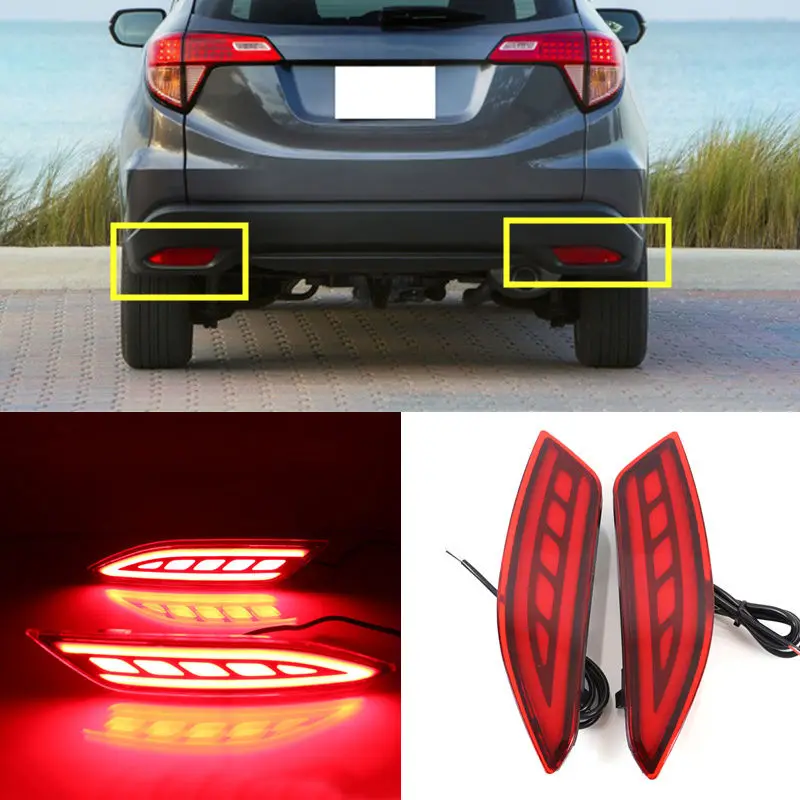 

Light guide Rear fog lamp Safety Signal Warning Lamp For Hyundai HR-V 2015-2016