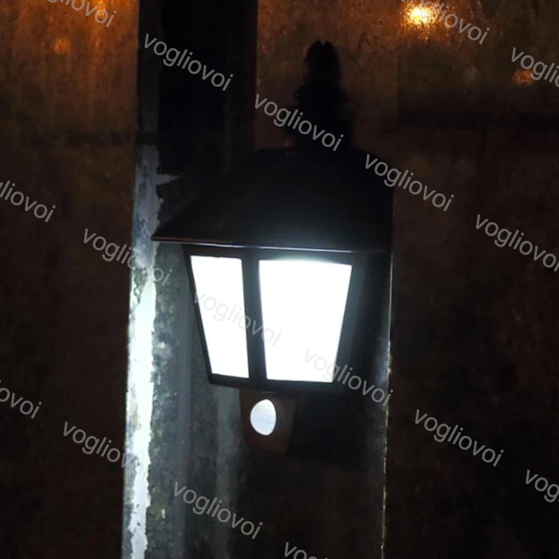 Vogliovoi солнечный светильник безопасности с датчиком движения настенный 3 LED