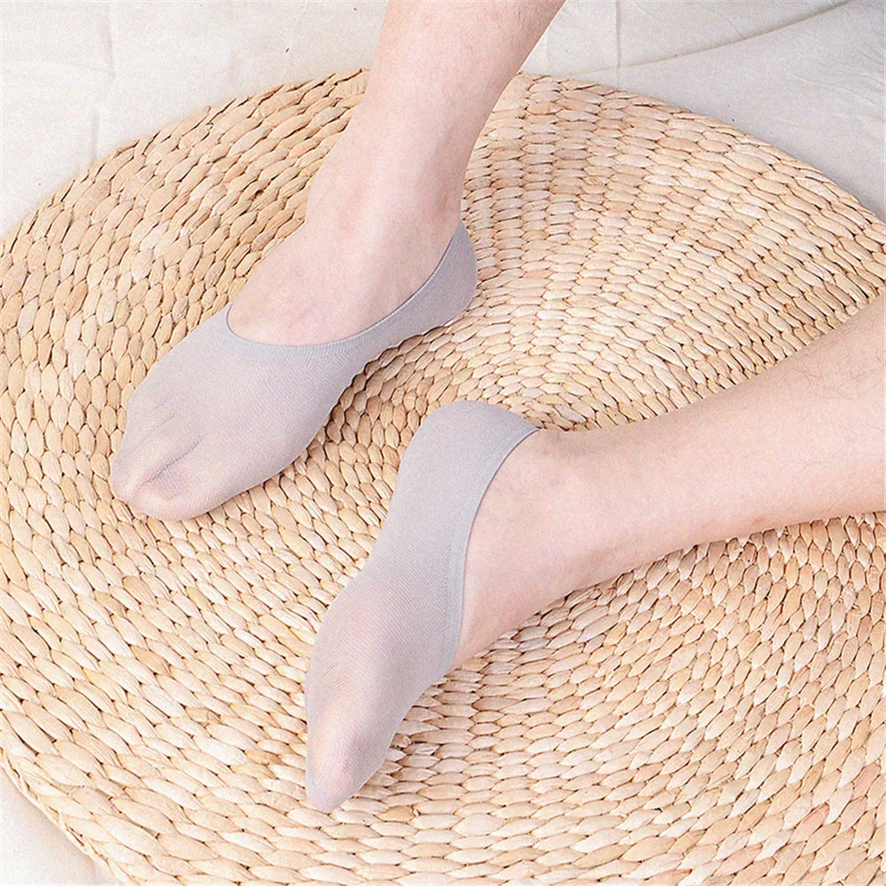 Мужские невидимые низкие носки хлопковые нескользящие мягкие белые тонкие носки без рисунка повседневные супертонкие носки уличная одежда