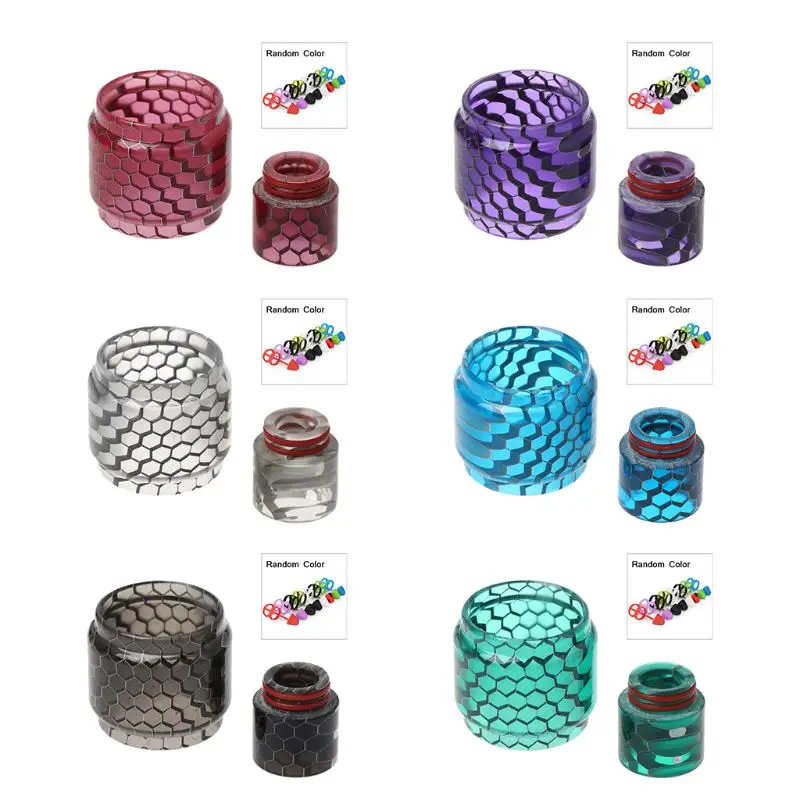 

Snake Skin Resin Cobra Drip Tip Connor Replacement Bulb Tube for SMOK TFV12 Prince Tank Atomizer Fit Mag