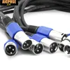 5Pcs/lots  3-PIN DMX signal line, (1M,2M,3M,4M,5M,6M,7M,8M,9M,10M) LED PAR stage lights dmx cable dj equipment 100% new ► Photo 2/5